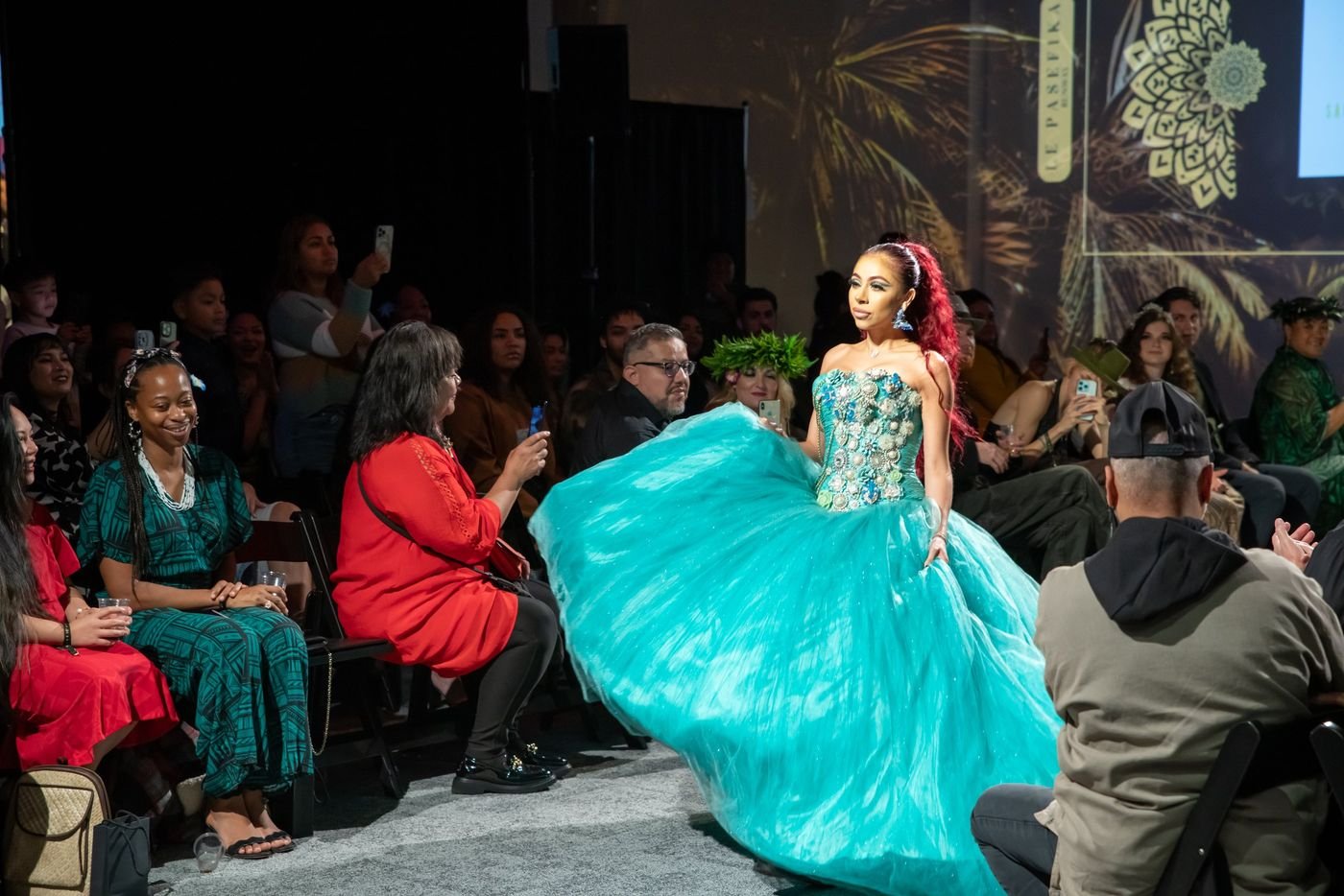 Runway moment from a past Le Pasefika Runway show