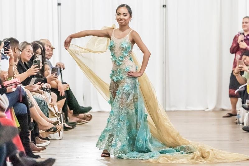 A moment from the 2022 Le Pasefika Runway show
