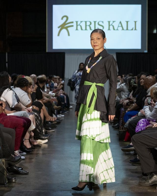 A moment from the 2024 Le Pasefika Runway show