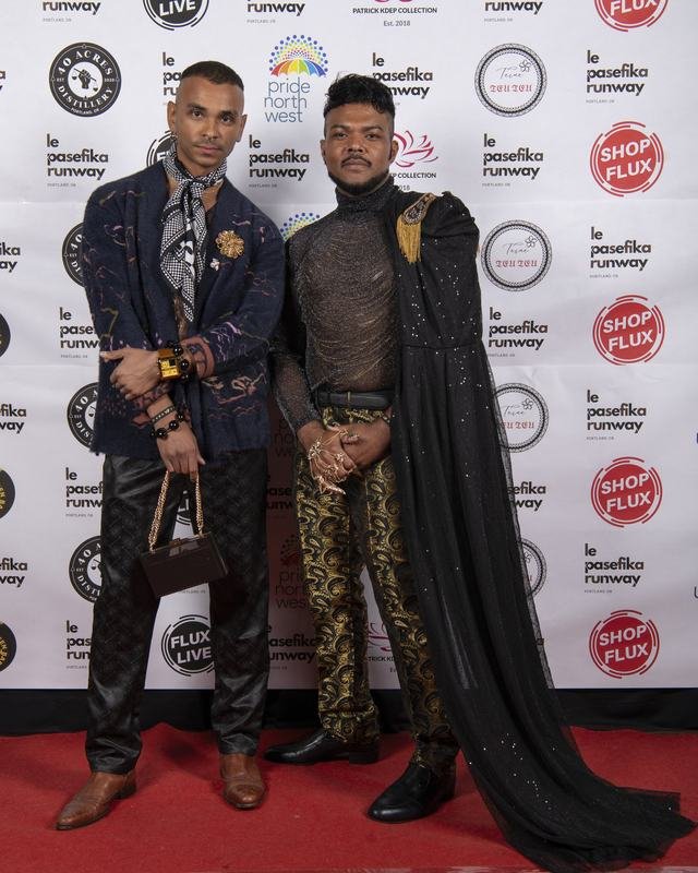 Model walking the 2024 Le Pasefika Runway