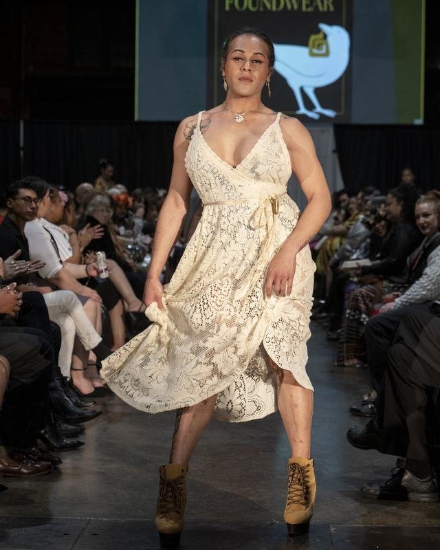 Runway look from the 2024 Le Pasefika Runway show