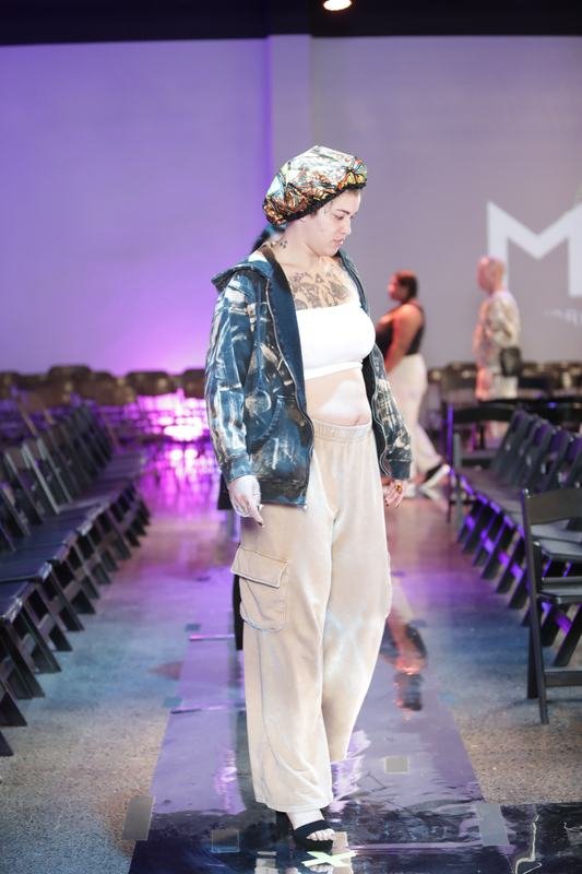 Detailed designer look at Le Pasefika Runway 2025