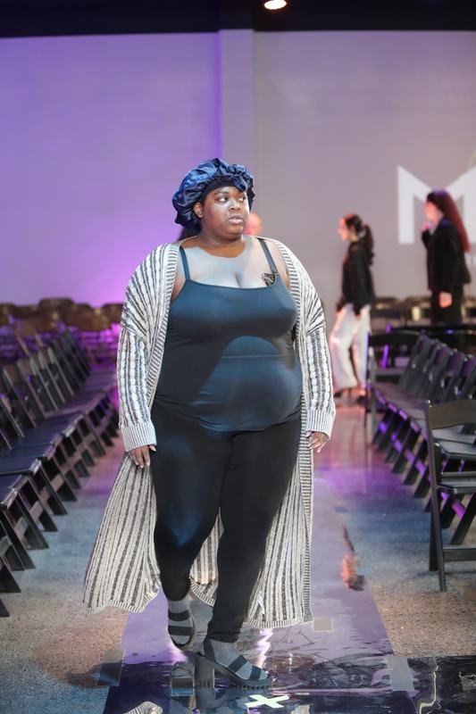 Collection piece on the runway at Le Pasefika Runway 2025