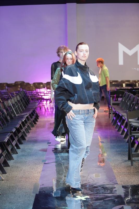 Designer piece in motion at Le Pasefika Runway 2025