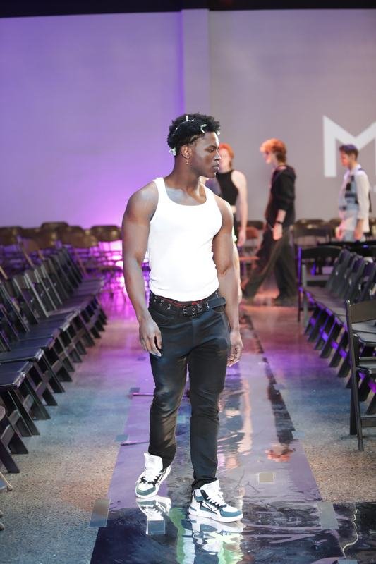 Detailed designer look at Le Pasefika Runway 2025