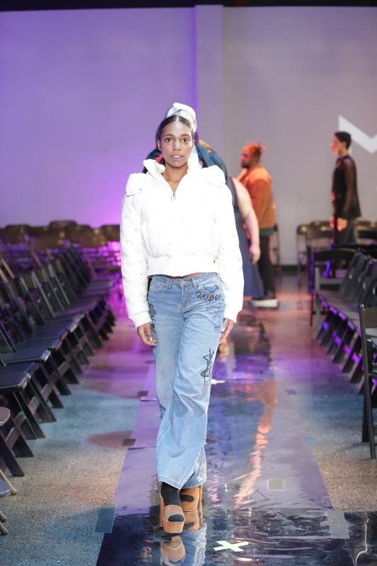 Designer look on the runway at Le Pasefika Runway 2025
