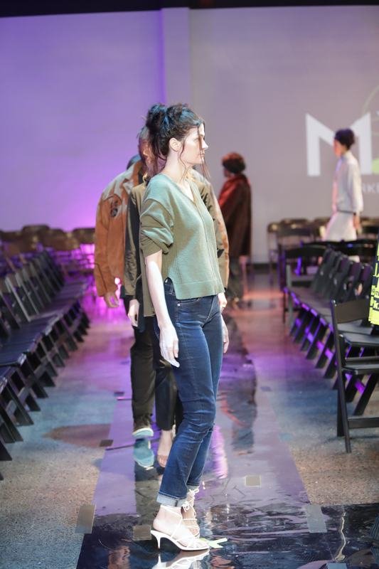 Full look on the runway at the 2025 Le Pasefika Runway show