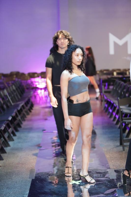 Designer look on the runway at Le Pasefika Runway 2025