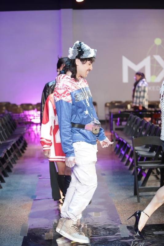 Detailed designer look at Le Pasefika Runway 2025