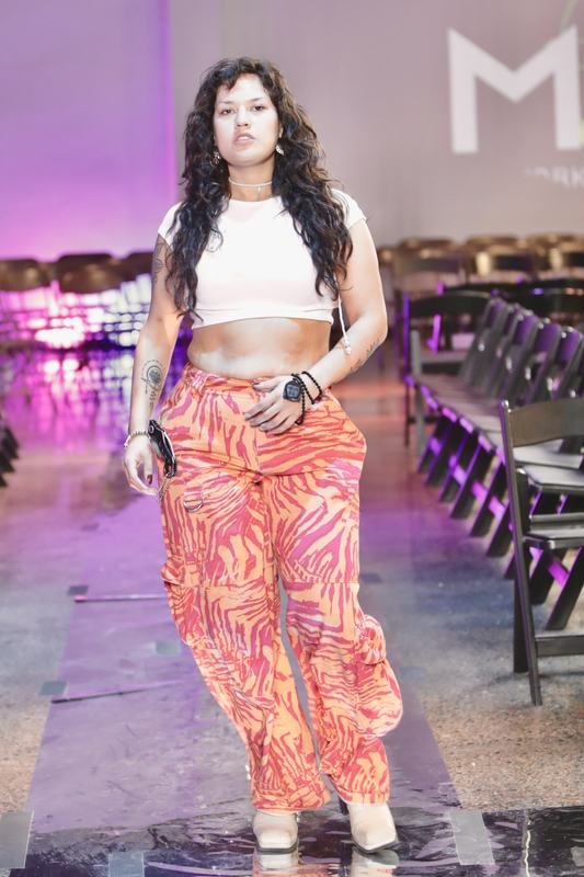 Designer look on the runway at Le Pasefika Runway 2025
